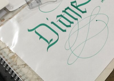 Calligraphie 2022 - Denyse Francoeur