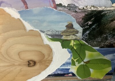 Collage et marouflage 2022 - Adeline Rognon