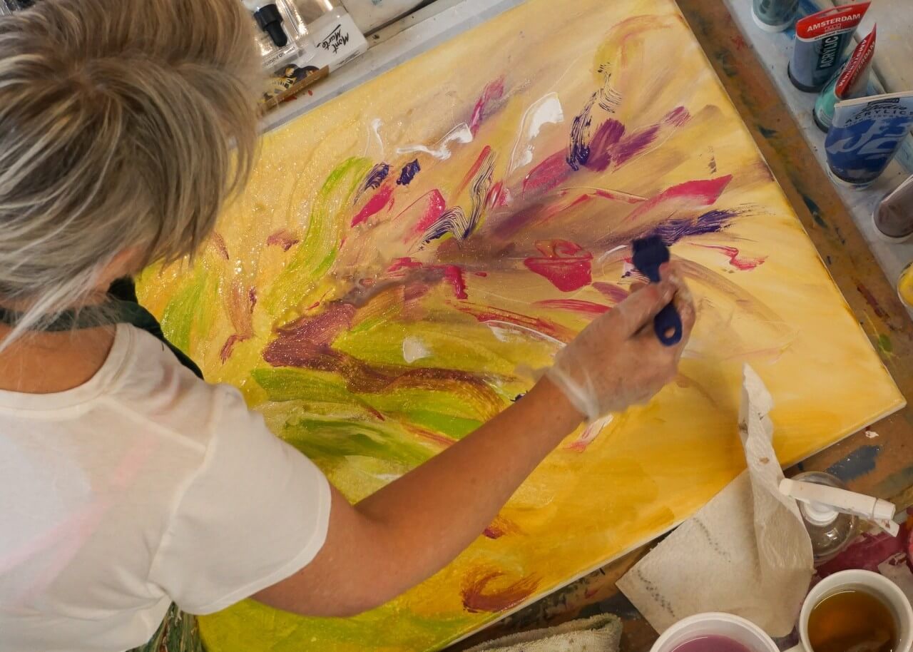 Art intuitif - acrylique et médiums mixtes – Image 6