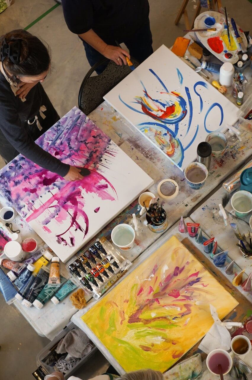 Art intuitif - acrylique et médiums mixtes – Image 8