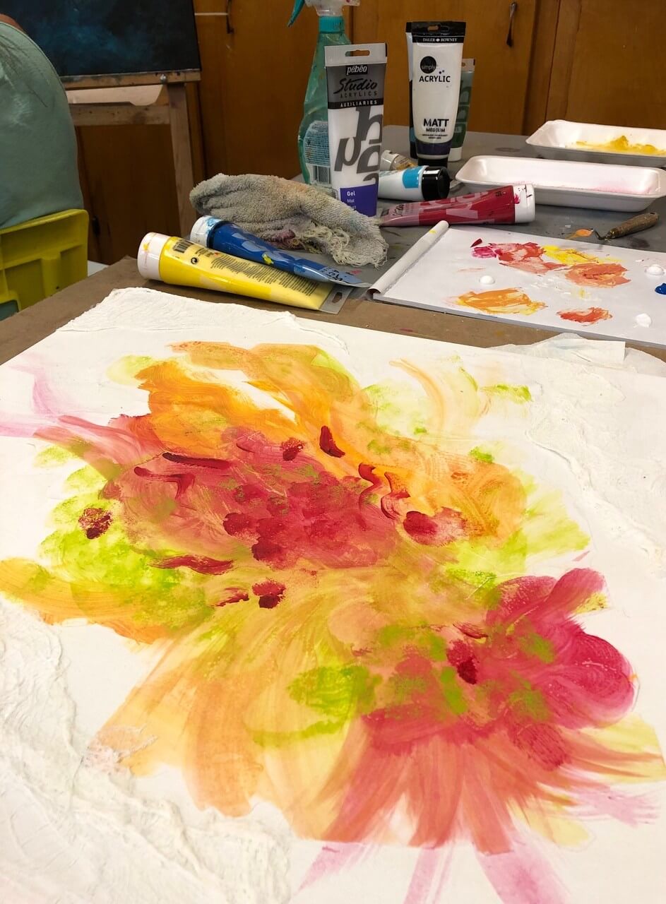 Art intuitif - acrylique et médiums mixtes – Image 10