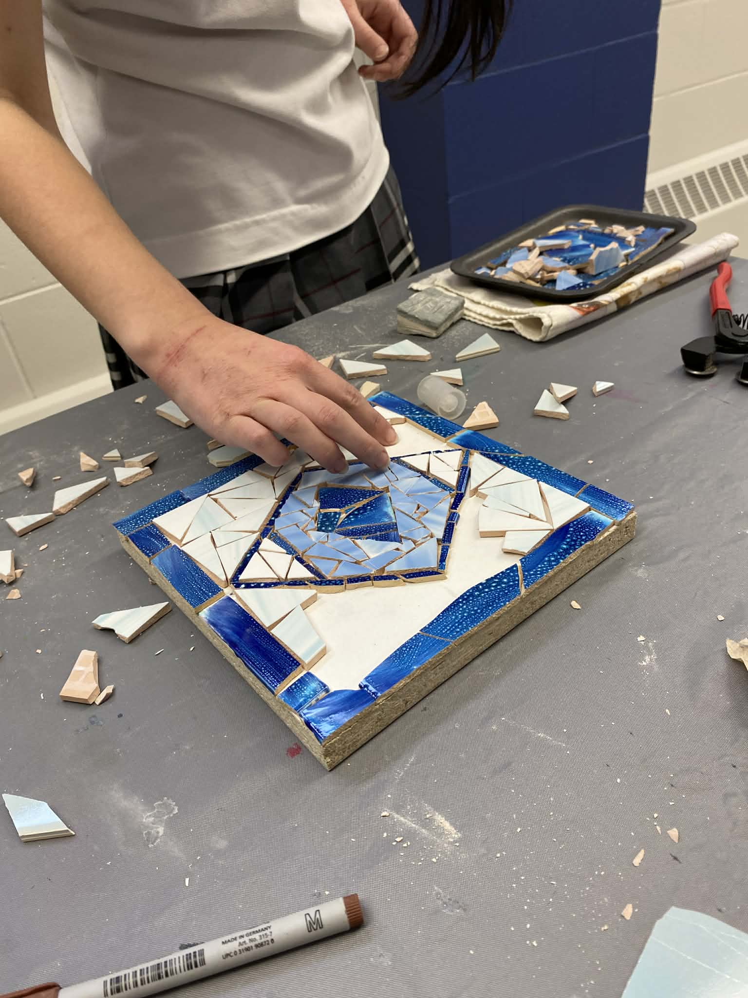 Papier plié et brodé - Sabine Lamy de la Chapelle